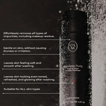 Celemi Cosmetics - Skindeep Purity powder cleanser for face and neck