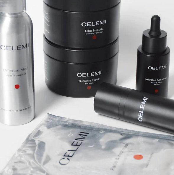 Celemi Cosmetics - Total Care Package for Stronger Hair, Hydrated Face, and Gentle Hand Care
