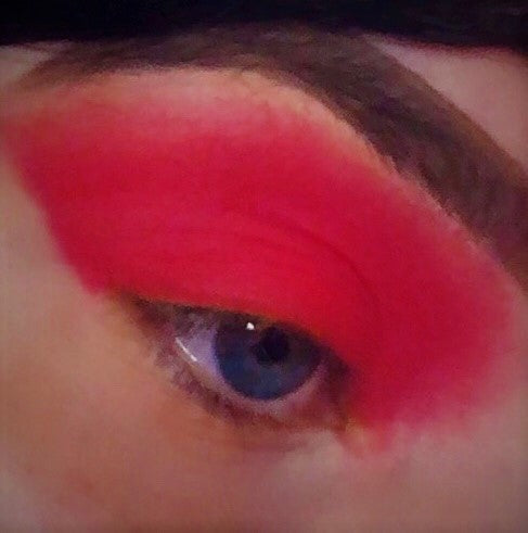 Inked Doll Cosmetics - CRUCIFIXION! (Bright Red) PRESSED EYESHADOW SINGLE