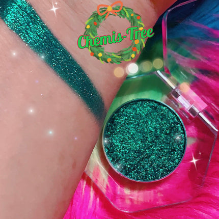 Inked Doll Cosmetics - *Lmt. Edt. Holiday* CHEMIS-TREE Pressed Duochrome