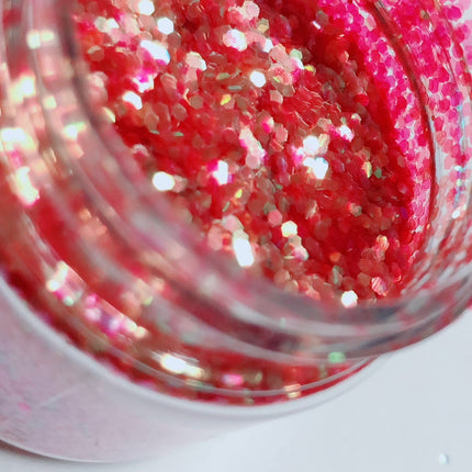Inked Doll Cosmetics - CHERRY BOMB! Chunky Iridescent Glamdoll Glitter