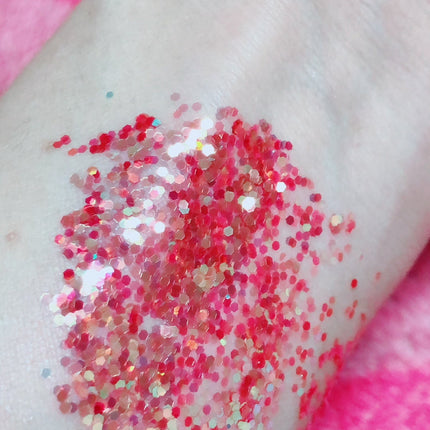 Inked Doll Cosmetics - CHERRY BOMB! Chunky Iridescent Glamdoll Glitter