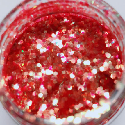 Inked Doll Cosmetics - CHERRY BOMB! Chunky Iridescent Glamdoll Glitter
