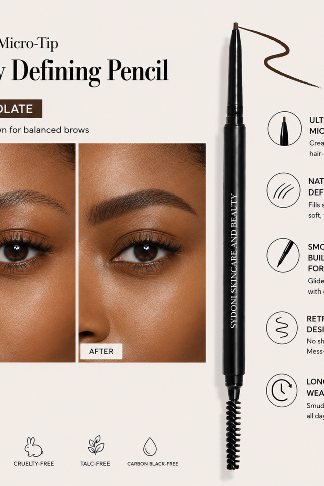 Sydoni - MOST LOVED! MICRO-TIP RETRACTABLE BROW PENCIL, WATERPROOF (6 Shades)