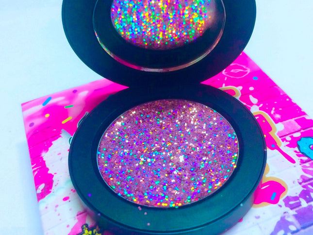 Inked Doll Cosmetics - *LMT. EDT.* CINDERELLA!* Single Pressed Glitter Palette
