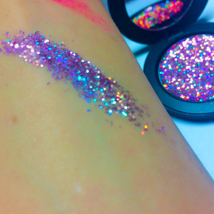 Inked Doll Cosmetics - *LMT. EDT.* CINDERELLA!* Single Pressed Glitter Palette