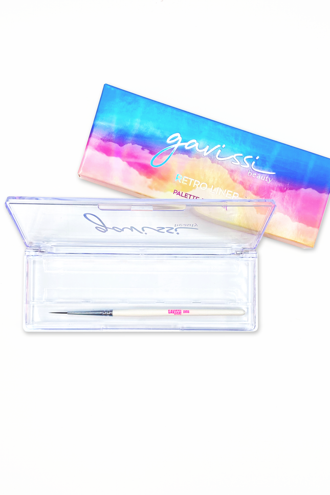 Gavissi Beauty - EMPTY LINER PALETTE + GV08 LINER BRUSH