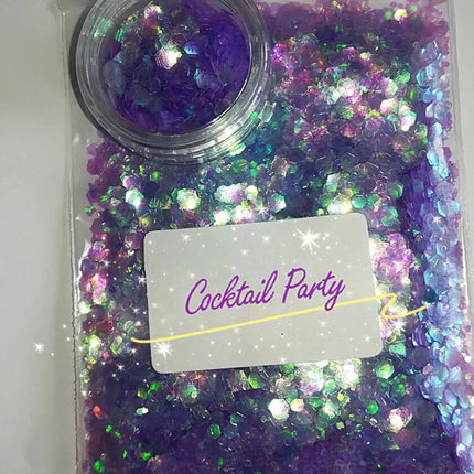 Inked Doll Cosmetics - COCKTAIL PARTY Chunky Glamdoll Glitter
