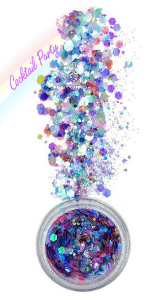 Inked Doll Cosmetics - COCKTAIL PARTY Chunky Glamdoll Glitter