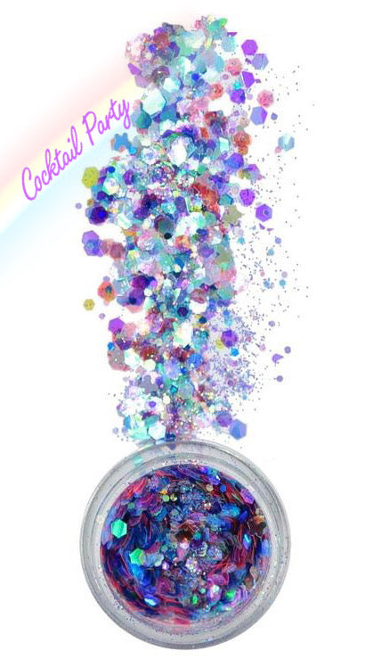 Inked Doll Cosmetics - COCKTAIL PARTY Chunky Glamdoll Glitter