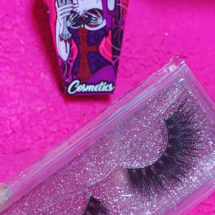 Inked Doll Cosmetics - *GLITTER SYRINGES* + FATAL VOWS LASH* DUO "Coffin Collections" GlamDoll Glitter