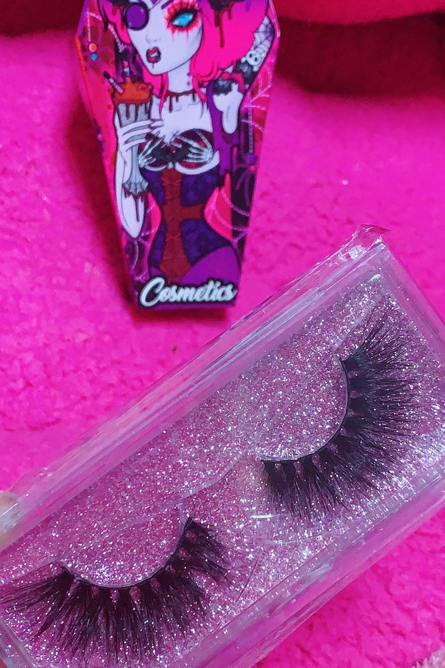 Inked Doll Cosmetics - *GLITTER SYRINGES* + FATAL VOWS LASH* DUO "Coffin Collections" GlamDoll Glitter