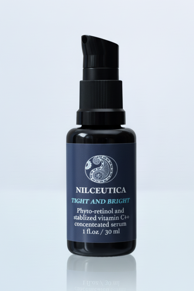 NILCEUTICA - TIGHT AND BRIGHT, an Advanced Gentle Phyto-Retinol and Vitamin C Face Serum, 12 Innovative Technologies, 55% High-Performance Cosmeceuticals
