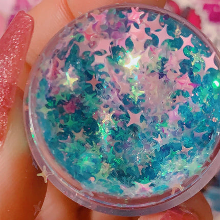 Inked Doll Cosmetics - COTTON CANDY BLUE Diamond Glow