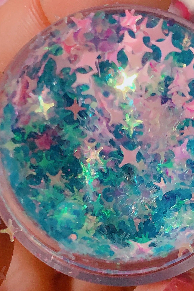 Inked Doll Cosmetics - COTTON CANDY BLUE Diamond Glow