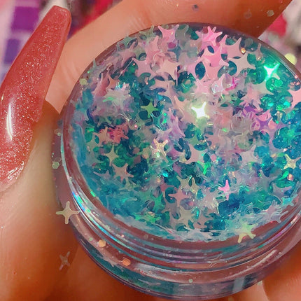 Inked Doll Cosmetics - COTTON CANDY BLUE Diamond Glow