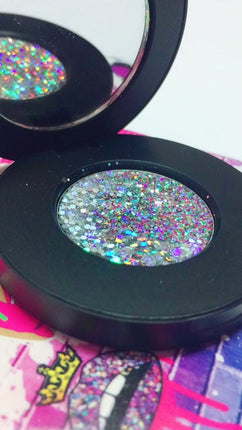 Inked Doll Cosmetics - "CRYSTAL CHANDELIER !" Duo Chrome Metallic Pressed Glitter!
