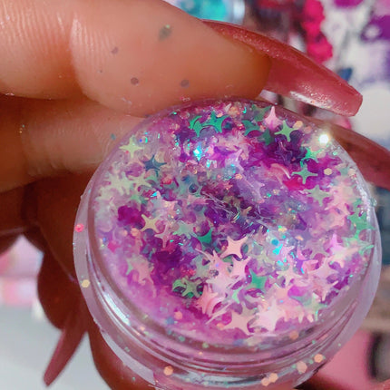 Inked Doll Cosmetics - CYBER GRAPE Diamond Glow
