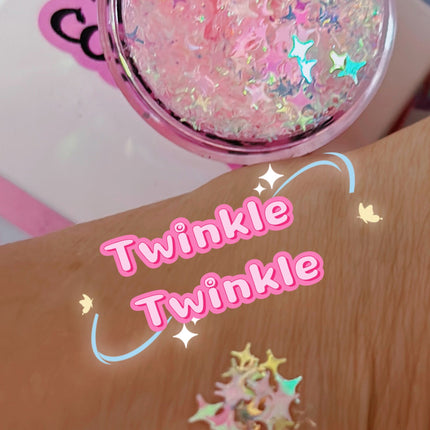 Inked Doll Cosmetics - TWINKLE TWINKLE MERMAID JELLY (FACE/BODY/HAIR) GLITTER GEL