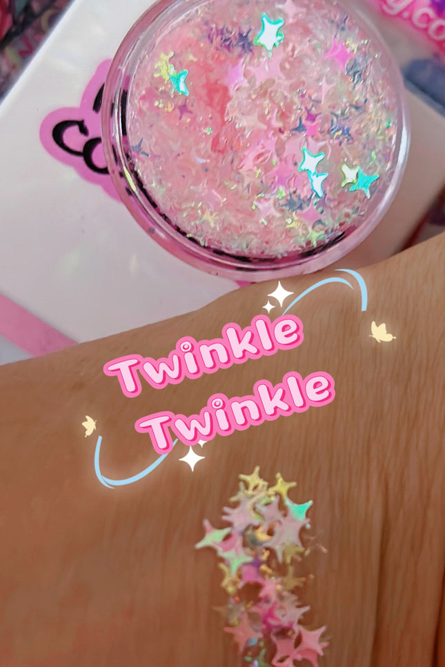 Inked Doll Cosmetics - TWINKLE TWINKLE MERMAID JELLY (FACE/BODY/HAIR) GLITTER GEL