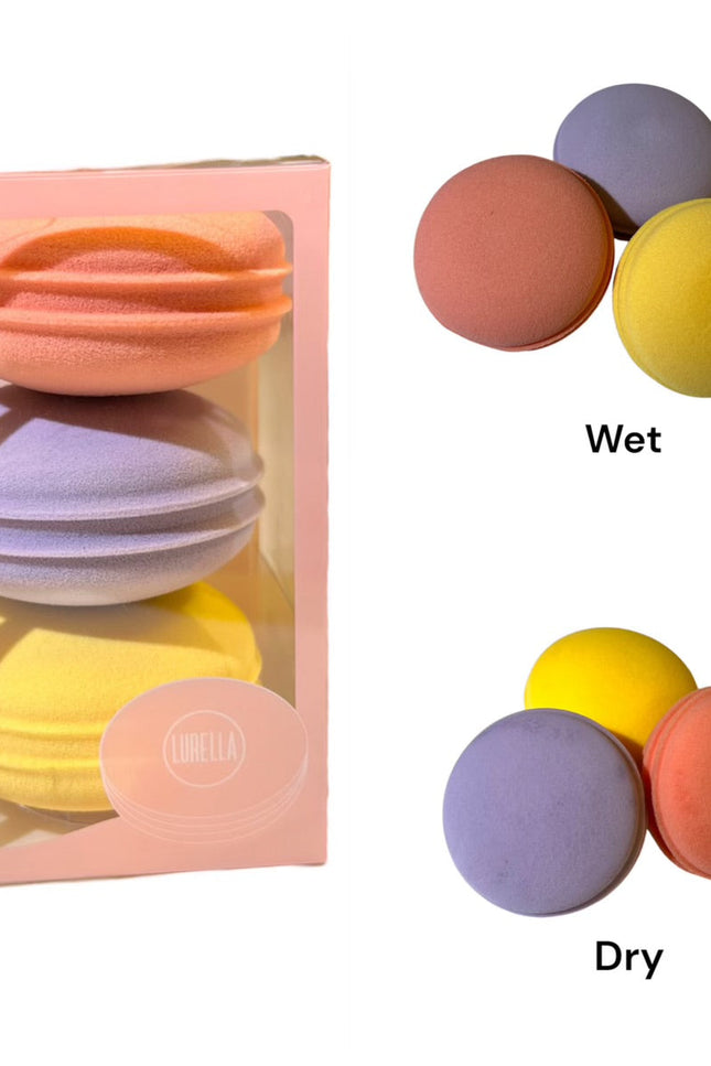 Lurella Cosmetics - Macaron Sponge 3 Pack