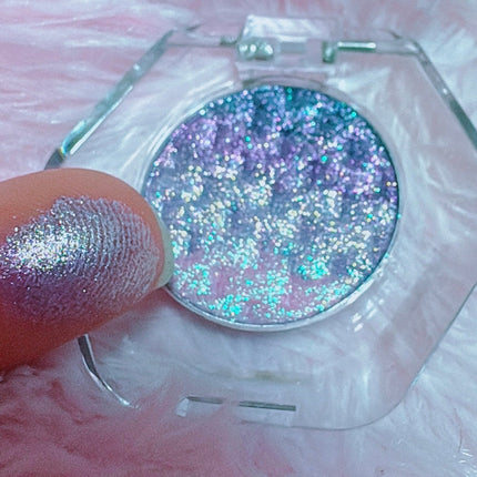 Inked Doll Cosmetics - PEARLESCENT PURPLE “Mermaidia Collection” Pressed TripleChrome