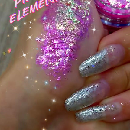 Inked Doll Cosmetics - PINK ELEMENT “Galactal Goddess” Gel Flakes