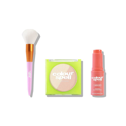 ColourSpell - #Glowup Collection- Highlight, Blush & Brush