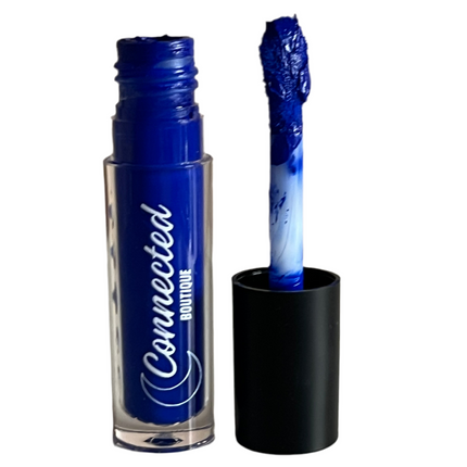 Connected Boutique - Vue- Matte Blue Bold Longwear Liquid Lipstick – Transfer‑Proof Matte