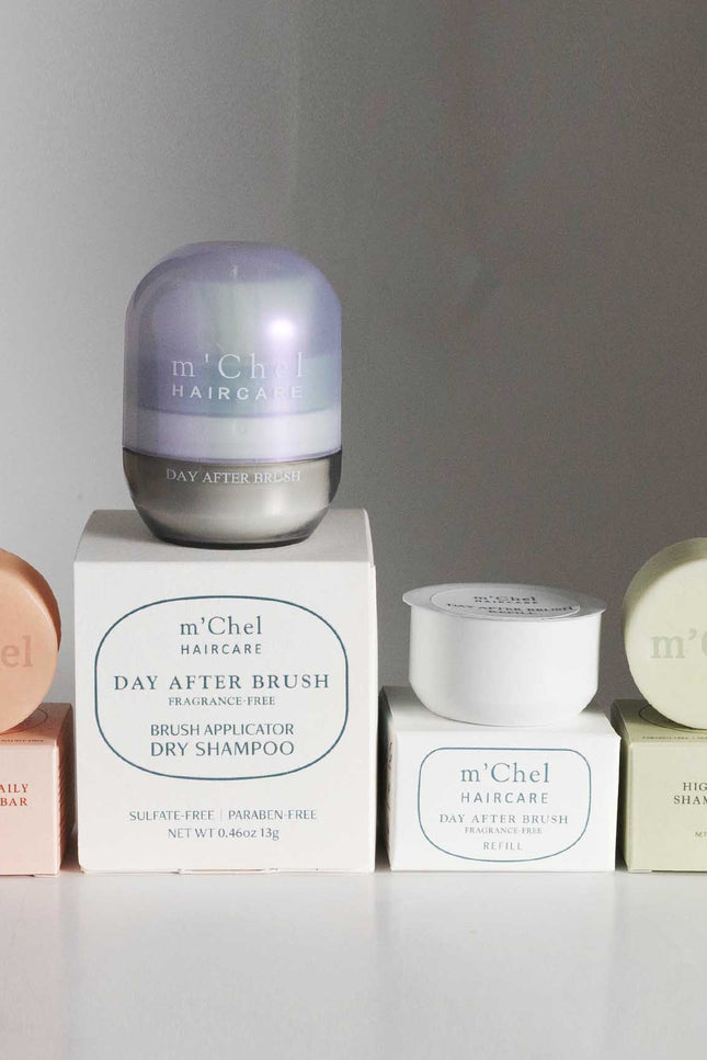 m'Chel Haircare - Day After Brush + Refill + Bars Bundle