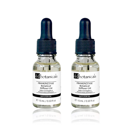 skinChemists US - Dr Botanicals Frankincense Diffuser Oil 15ml Twin Value Savings Pack