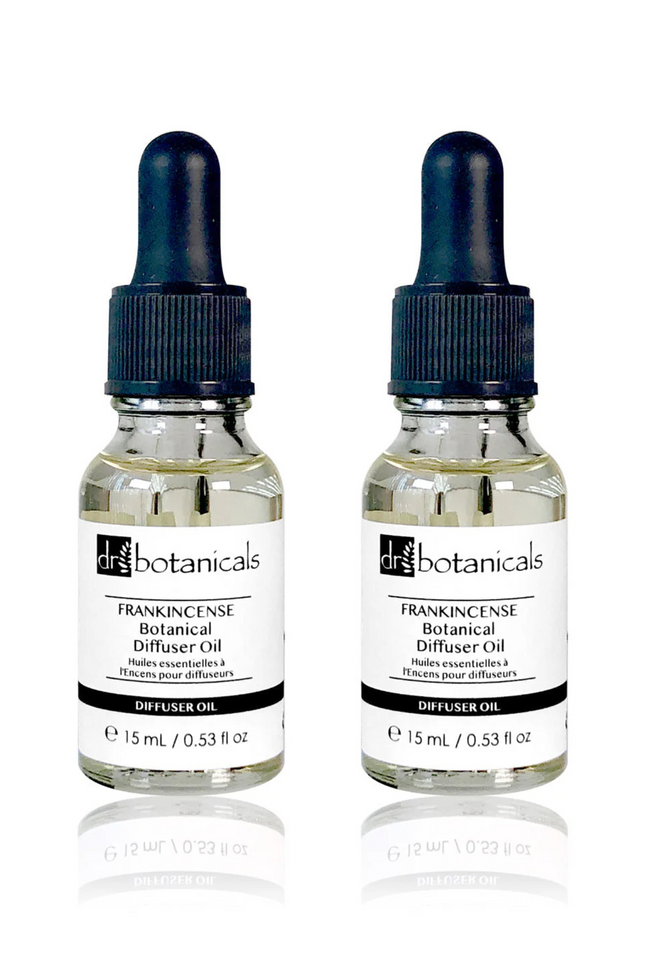 skinChemists US - Dr Botanicals Frankincense Diffuser Oil 15ml Twin Value Savings Pack