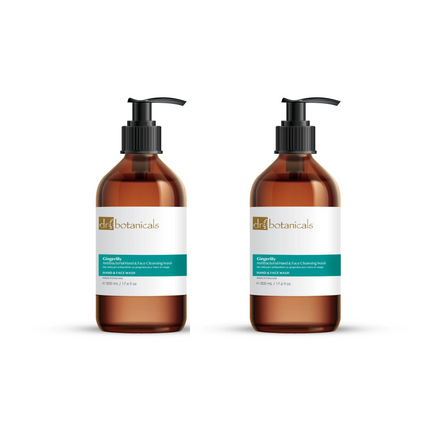 skinChemists US - Dr Botanicals Gingerlily Hand & Face Cleansing Wash 500ml Twin Value Savings Pack