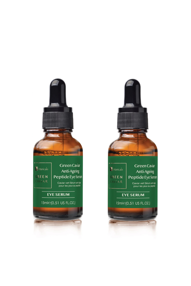 skinChemists US - Dr Botanicals Green Caviar Anti-Ageing Peptide Eye Serum 15ml Twin Value Savings Pack