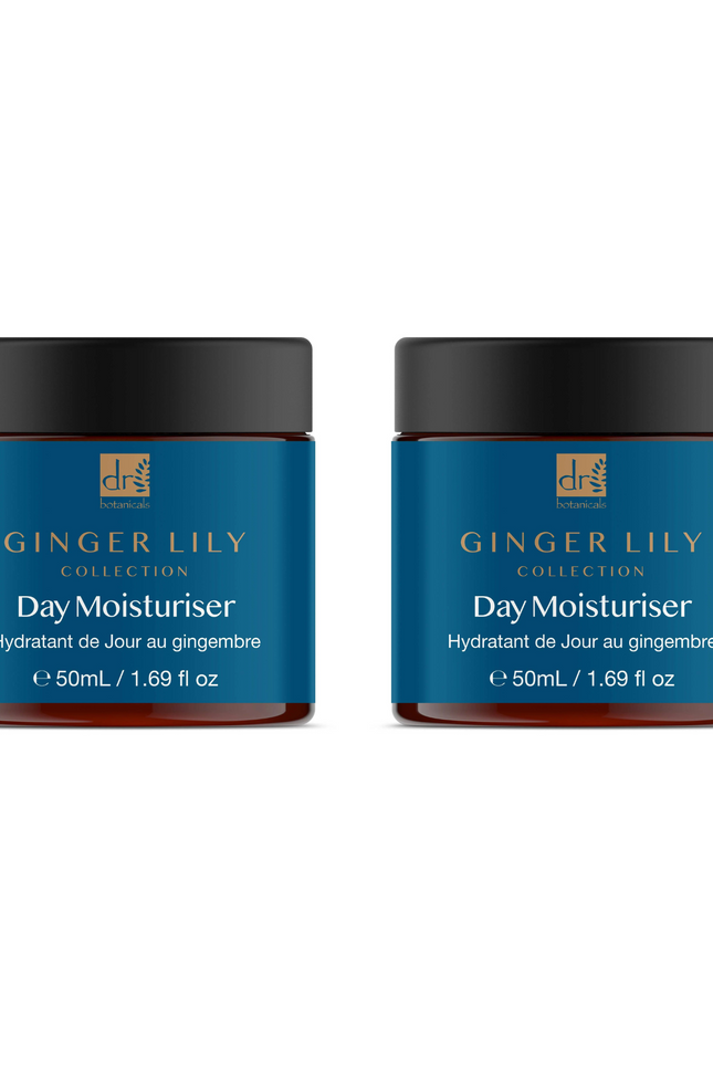 skinChemists US - Dr Botanicals Gingerlily Day Moisturiser 50ml Twin Value Savings Pack