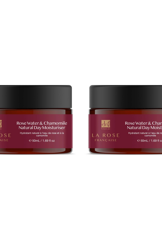 skinChemists US - Dr Botanicals La Rose Francaise Day Moisturiser 50ml Twin Value Savings Pack