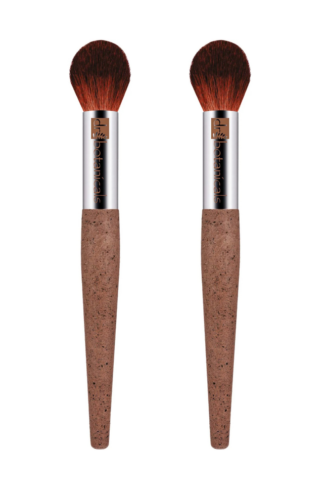 skinChemists US - Dr Botanicals Coffee Ground Illuminating Brush Twin Value Savings Pack