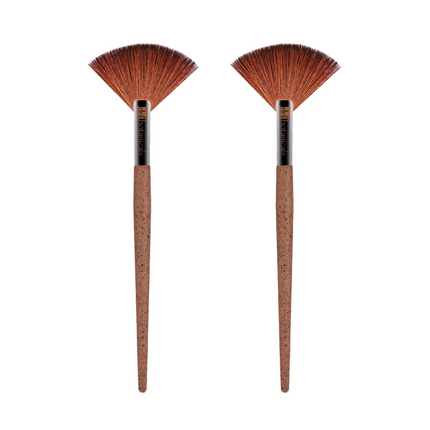 skinChemists US - Dr Botanicals Coffee Ground Fan Brush Twin Value Savings Pack