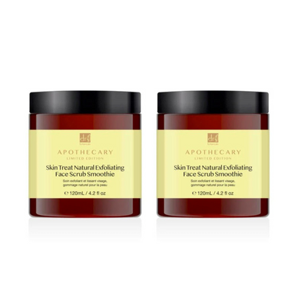 skinChemists US - Dr Botanicals Skin Treat Natural Exfoliating Face Scrub Smoothie 120ml Twin Value Savings Pack