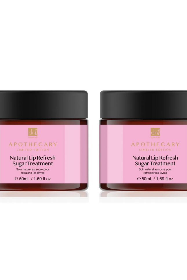 skinChemists US - Dr Botanicals Natural Lip Refresh Sugar Treatment 50ml Twin Value Savings Pack