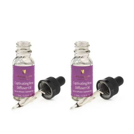 skinChemists US - Dr Botanicals Captivating Rose Diffuser Oil 10ml Twin Value Savings Pack