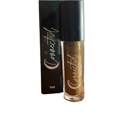 Connected Boutique - NY -  Brown Shimmer Lip Gloss – Neutral Nude Shine
