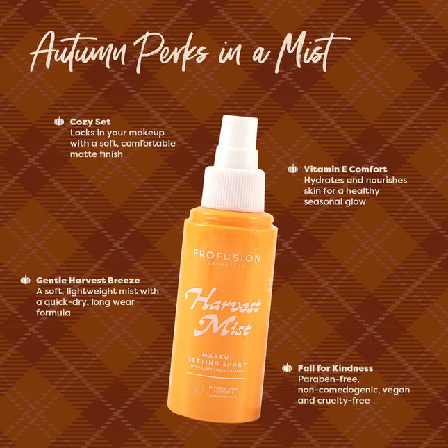 Profusion Cosmetics - Pumpkin Spice | Harvest Mist Setting Spray