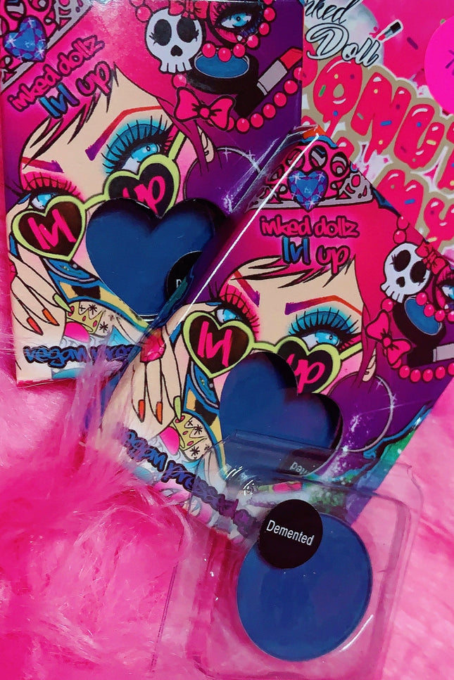 Inked Doll Cosmetics - DEMENTED! (Midnight Blue) PRESSED EYESHADOW SINGLE