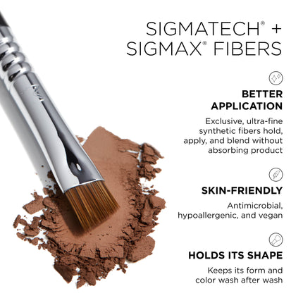 Sigma Beauty - E75 Angled Brow Brush