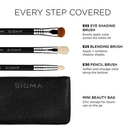 Sigma Beauty - Glam 'n Go Mini Eye Brush Set