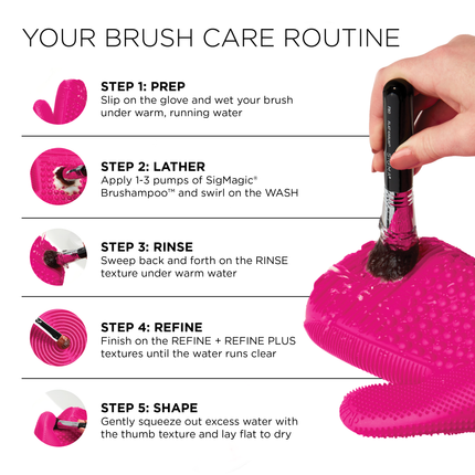 Sigma Beauty - 2X Sigma Spa® Brush Cleaning Glove