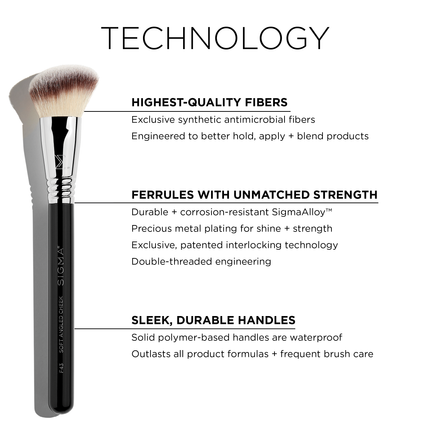 Sigma Beauty - F43 Soft Angled Cheek Brush