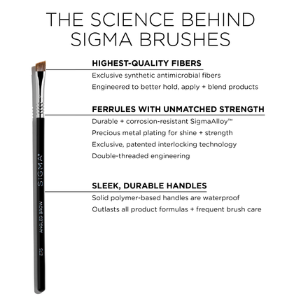 Sigma Beauty - E75 Angled Brow Brush