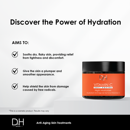 skinChemists US - Dr H Vitamin C Anti-Ageing Night Moisturiser 60ml